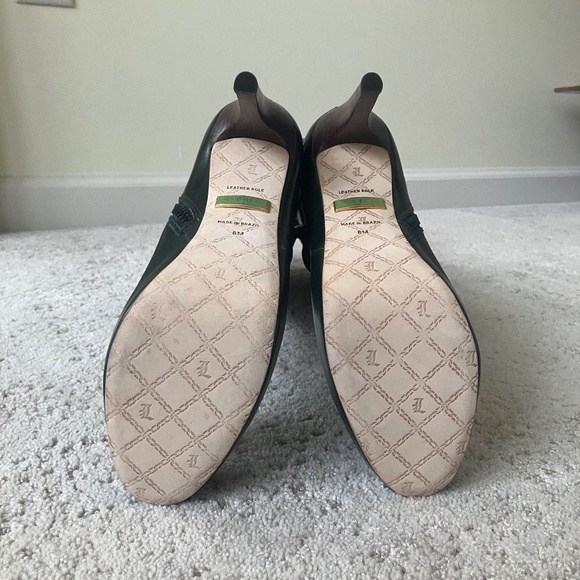 L.A.M.B. Gwen Stefani Vincent Platform Boots Dark Green Size 8 NEW - Picture 10 of 16